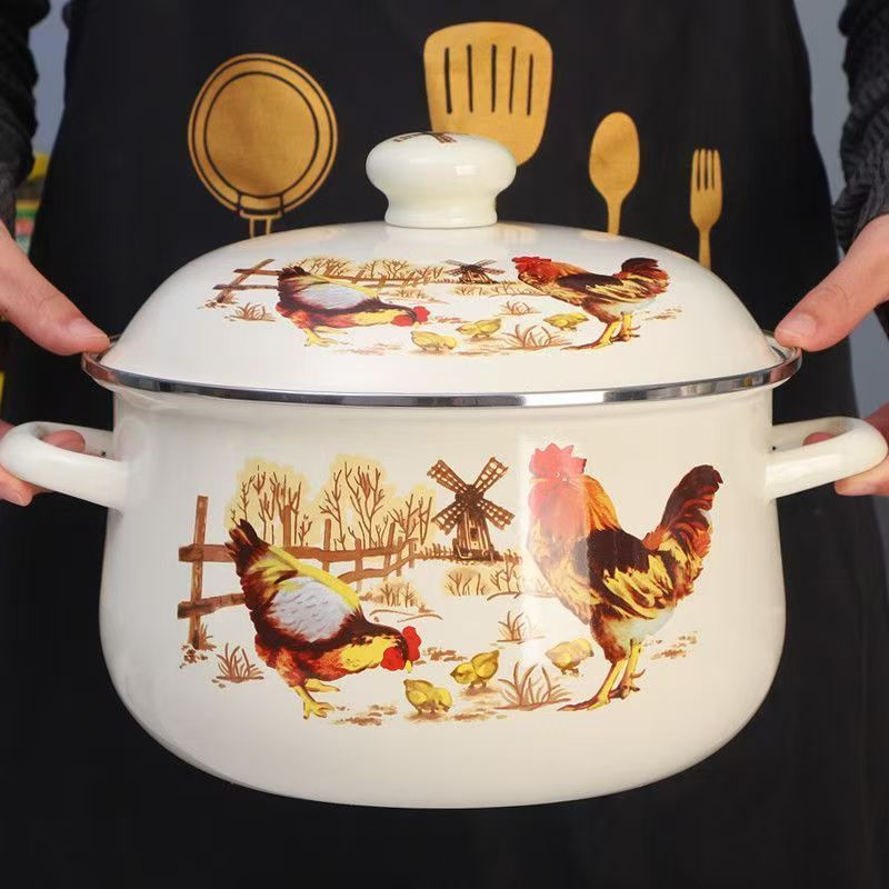 经典搪瓷汤锅 | JingXi Enamelware