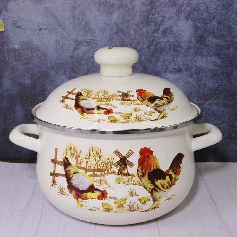 经典搪瓷汤锅 | JingXi Enamelware