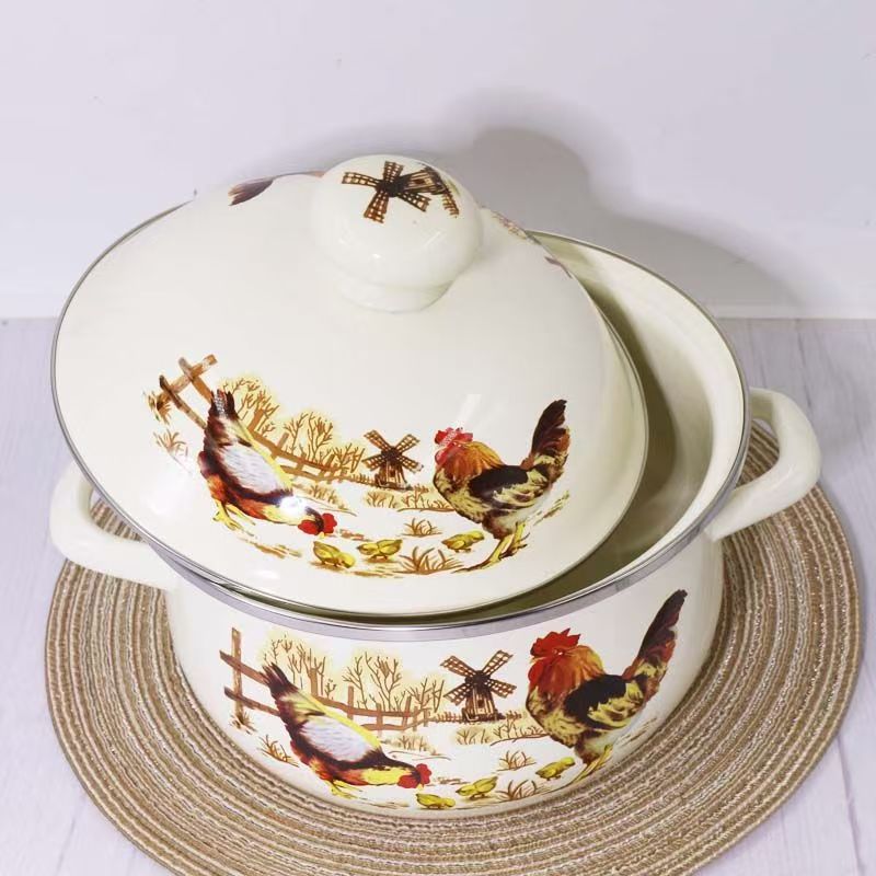 经典搪瓷汤锅 | JingXi Enamelware